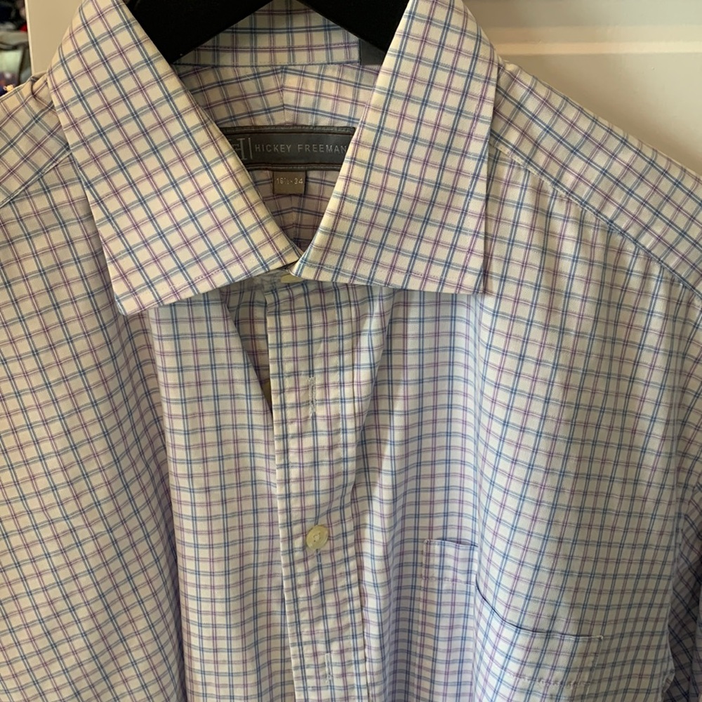 Men’s Hickey Freeman button down 16 1/2 - 34